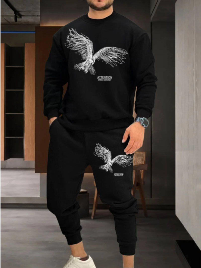 Conjunto Polera + Jogger Aguila - Algodón