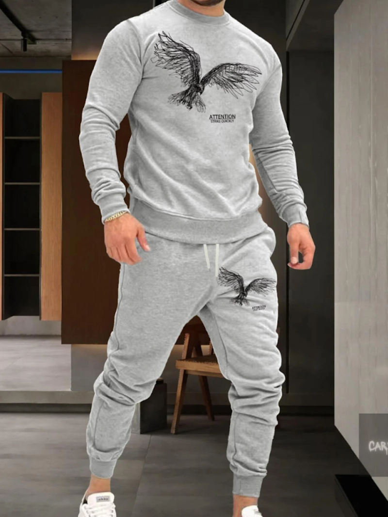 Conjunto Polera + Jogger Aguila - Algodón