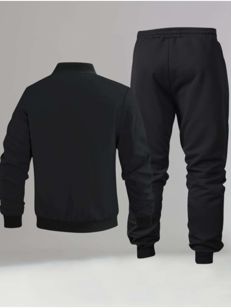 Conjunto Casaca Cuello Chino + Jogger Paris - Algodón
